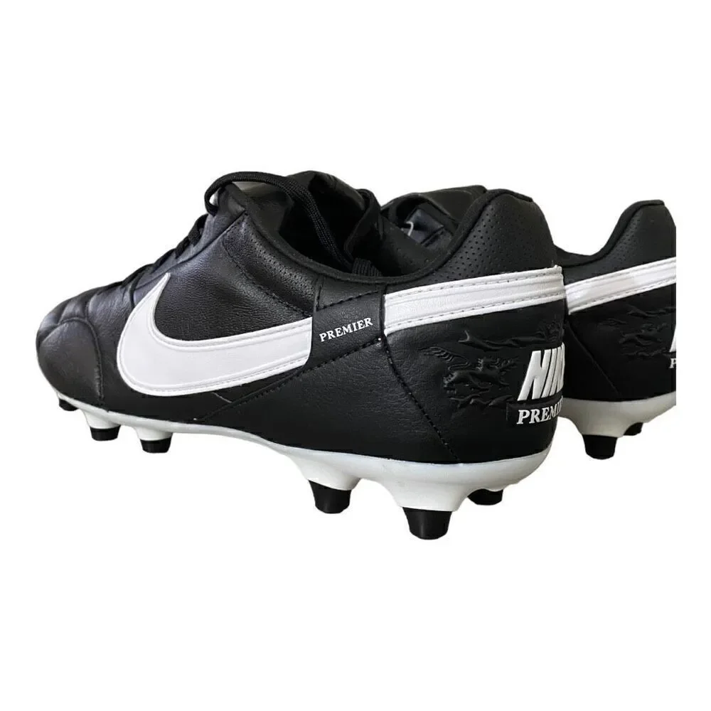 Nike Premier III (3) FG Soccer Cleats Black/White AT5889-010 Mens size 7.5 New
